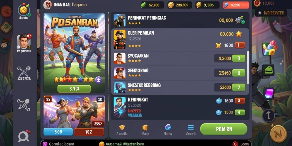Tampilan awal yang menarik dan ramah pengguna.