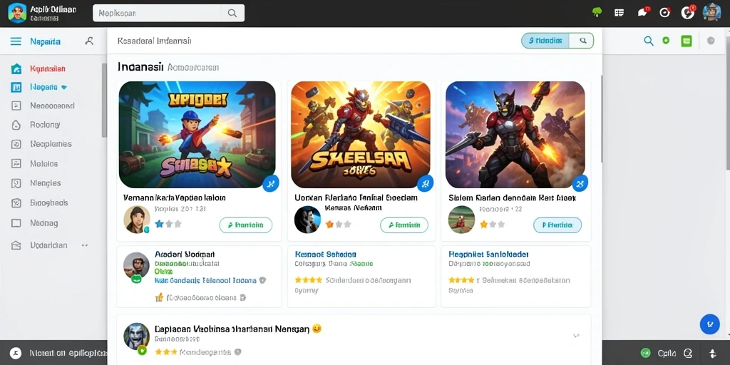 Screenshot menampilkan aksi seru dalam permainan.