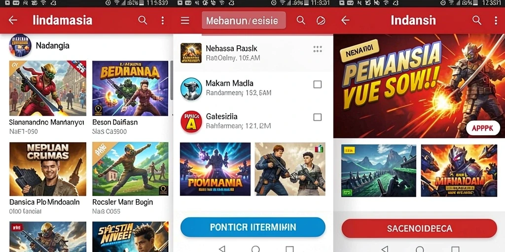 Tampilan antarmuka yang user-friendly.
