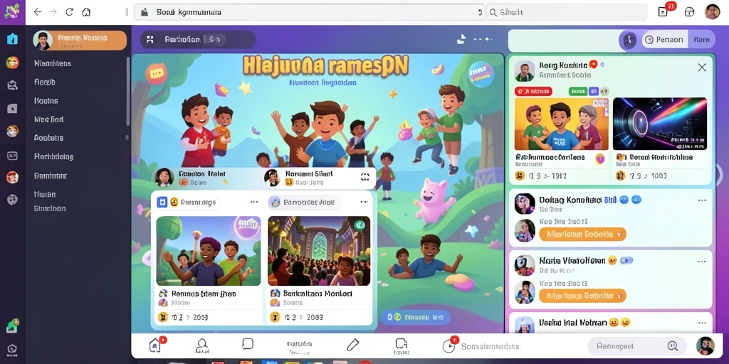 Tampilan utama aplikasi dengan berbagai pilihan slot.